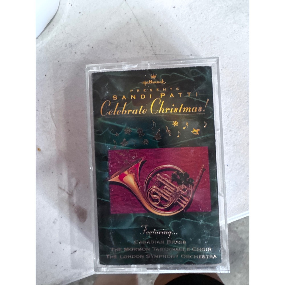 Hallmark Presents Sandi Patti Celebrate Christmas Cassette Tape Canadian Brass